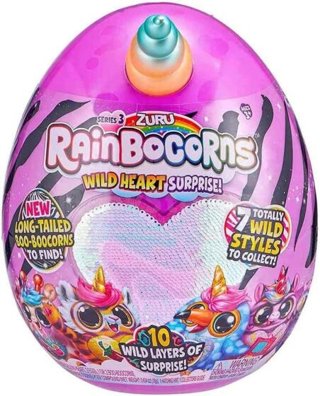 Rainbocorns Sequin Surprise Art.277102   Высококачественная игрушка плюшевая-сюрприз с аксессуарами