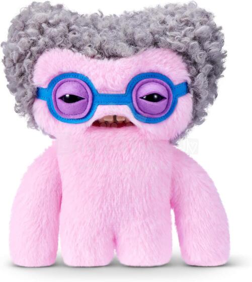 Fuggler Old Fogies 22 cm Plush Toy (Squidge) by ZURU - Funny Ugly Monster Cuddly Toy with Human-like Teeth, Crazy Collectible for Kids, Teens