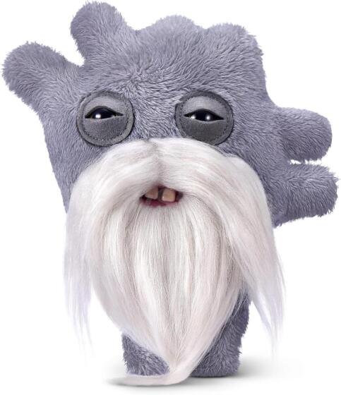 Fuggler Old Fogies 22 cm Plush Toy (Captain Cardiac) by ZURU - Funny Ugly Monster Cuddly Toy with Human-like Teeth, Crazy Collectible for Kids, Teens