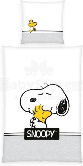 Faro Tekstylia Disney Bedding Snoopy Art.277234 Kokvilnas gultas veļas komplekts 135x200/80x80 cm