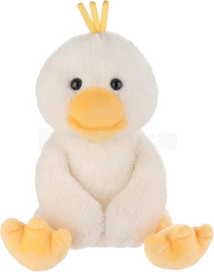 Apricot Lamb - mīkstā rotaļlieta pīle 23 cm - plīša rotaļlieta bērniem un mazuļiem - pūkaina pildīta rotaļlieta spēlēšanai, dāvanai - baltā pīle