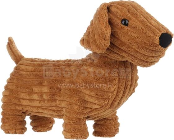 Apricot Lamb - Mīksta rotaļlieta Klēra Taksis 34 cm - Mīksta plīša rotaļlieta sunim, dāvana bērniem (gaiši brūna)