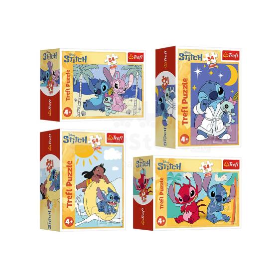 TREFL DISNEY STITCH Puzle Mini, 54 gab.