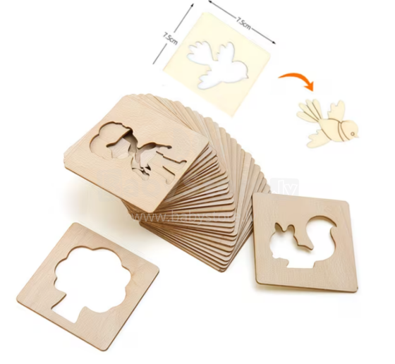 Wooden Drawing Stencil Kit Art.277478