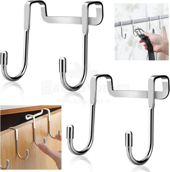 Norson Door Hooks Art.277494 крючки для шкафов из нержавеющей стали,2 шт