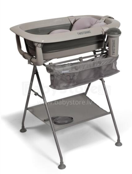 Twistshake Luxury Bath Kit Art.79146 Faded Grey Moderns/luksusa vannas komplekts  mazgāšanai