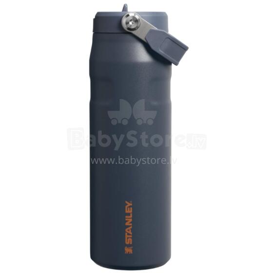 Термос с трубочкой IceFlow Bottle Flip Straw 2.0 0.71L серого цвета