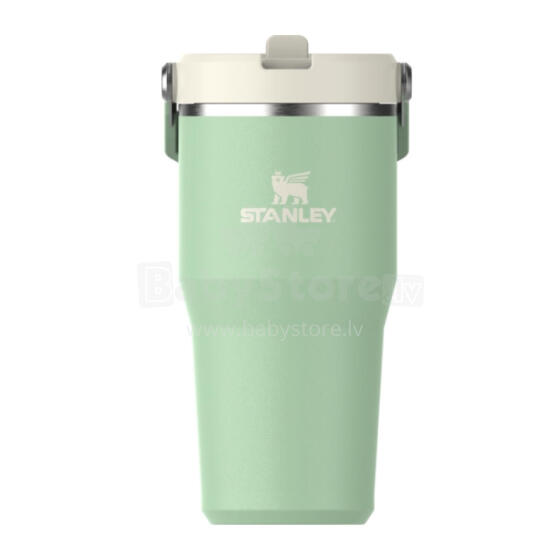 Термокружка с трубочкой IceFlow Flip Straw 2.0 Tumbler объемом 0,59 л, фисташкового цвета.