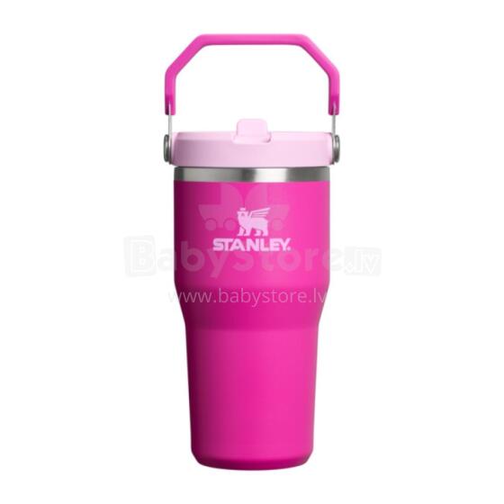 Thermo mug with straw The IceFlow Flip Straw 2.0 Tumbler 0.59L purple