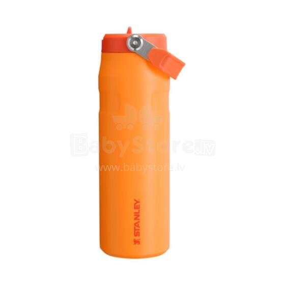 Termopudele ar salmiņu The IceFlow Bottle Flip Straw 2.0 0,71L oranža
