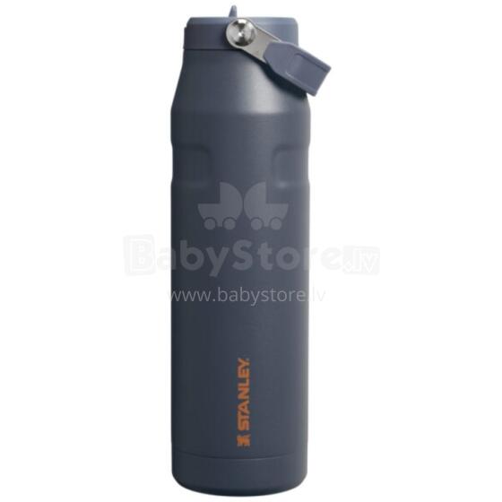 Termopudele ar salmiņu The IceFlow Bottle Flip Straw 2.0 1,06L pelēka