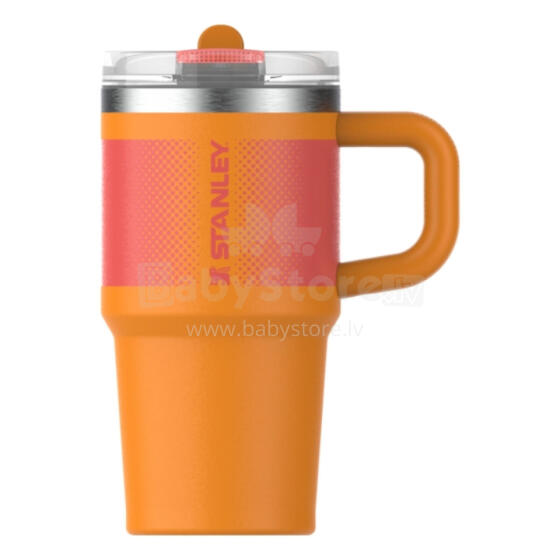 Termokrūze ar salmiņu The Quencher ProTour Flip Straw Tumbler 0,59L oranža 