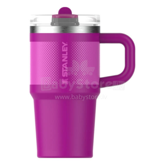 Thermo mug with straw The Quencher ProTour Flip Straw Tumbler 0.59L purple