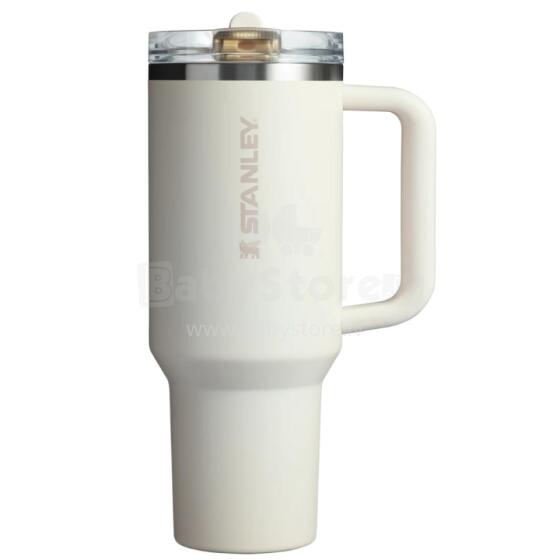 Termokrūze ar salmiņu The Quencher ProTour Flip Straw Tumbler 1.18L krēmkrāsā