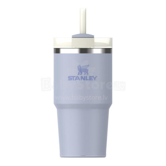 Термокружка с трубочкой The Quencher H2.O FlowState Tumbler 0.59L светло-голубого цвета