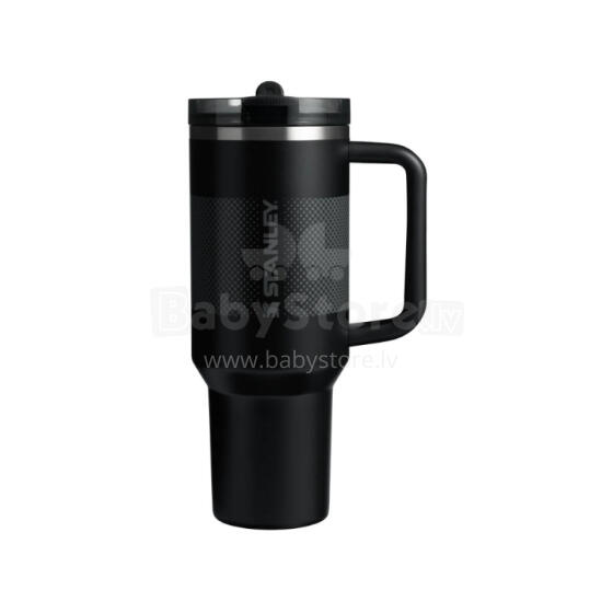 Thermo mug with straw The Quencher ProTour Flip Straw Tumbler 1.18L black