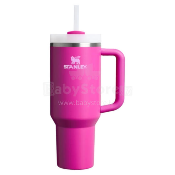 Thermos mug with straw The Quencher H2.O FlowState Tumbler 1.18L fuchsia
