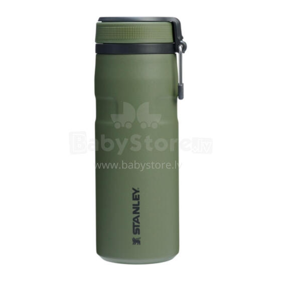 Termopudele The IceFlow Bottle Twist Flip 0,47L tumši zaļa 