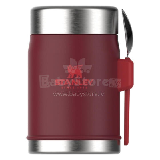 Termoss ēdienu The Legendary Food Jar + Spork 0,4L tumši sarkans