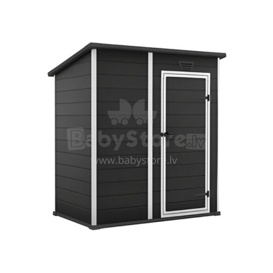 Garden shed Essential Shed 6x4 dark grey/white