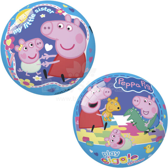 PIŁKA GUMOWA LICENCYJNA ŚWINKA PEPPA