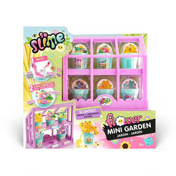 SO SLIME комплект для изготовления слайма Мини Сад