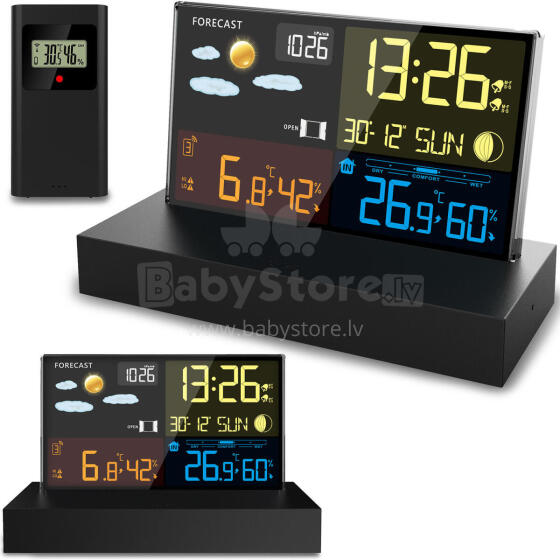 Weather station with display BD-912 black