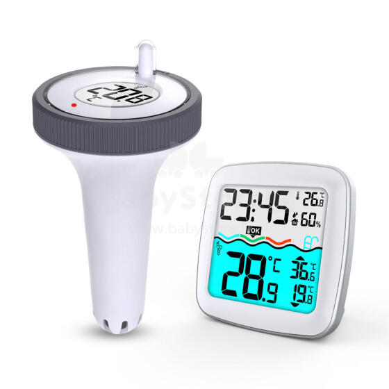 Weather station with pool sensor BD-913 white
