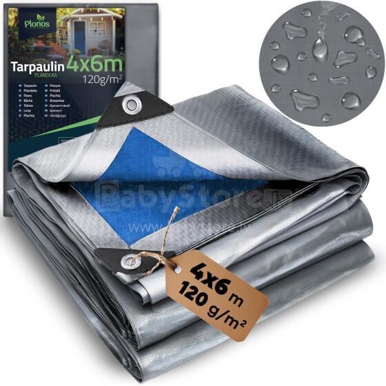 Tarpaulins 400 x 600 cm 120 g/m2 biezs PL-500