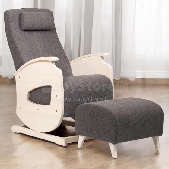 NeiLux Design Relaxing Rocking Chair Art.278412 Grey  Šūpuļkrēsls