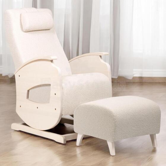 NeiLux Design Relaxing Rocking Chair Art.278416 White Кресло-качалка для кормления