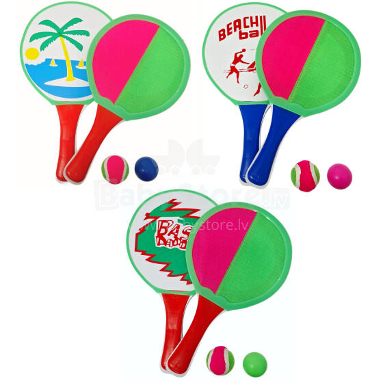 I-Toys Catch Ball 2 in1 Art.278524 A racket and ball set for outdoor play