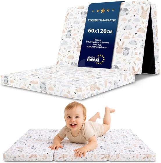 Travel Mattress Art.278757 Owls