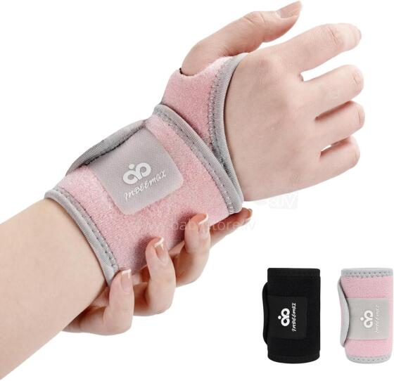 Indeemax Pack Copper Wrist Bandages Art.278761 Medicīniskais elastīgais apsējs no neoprēna (ortoze) plaukstas locītavas fiksācijai
