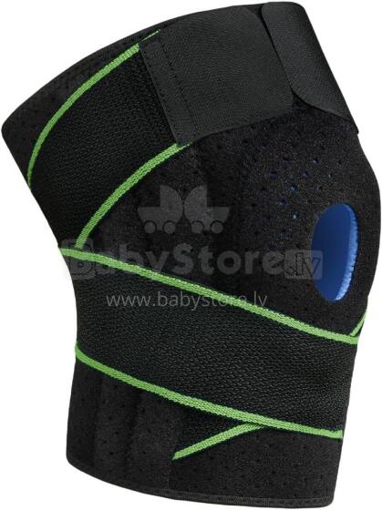 Acwoo Knee Support Art.278762 регулируемый наколенник с боковыми стабилизаторами и гелевой подушечкой для надколенника
