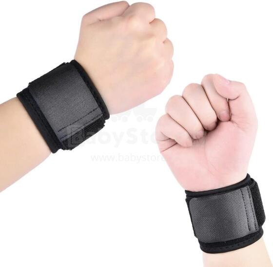 Acwoo Wrist Bandages Art.278763 Бинты для запястья  с эластичной застежкой-липучкой, для занятий спортом, гимнастикой и силовыми тренировками.