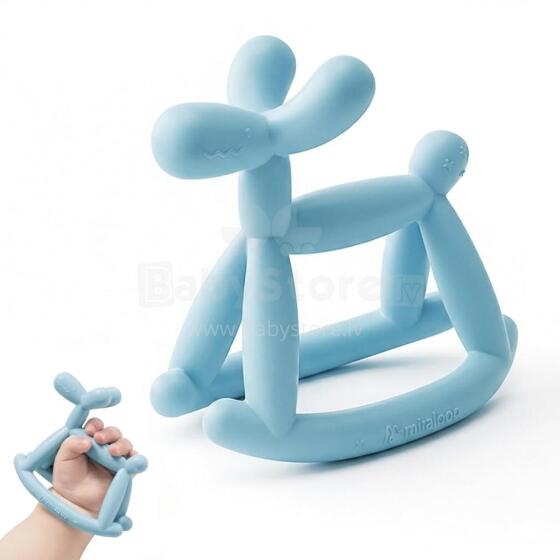 Miraloop Jellydog Teething Ring  Art.278765  Силиконовая погремушка (100% натуральная)