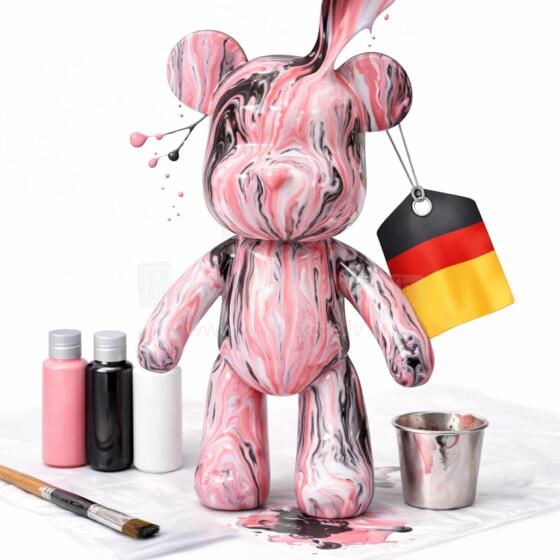 DIY Painting Liquid Bear Figure Kit - Home Decorations Art.278855  Набор для творчества Разукрась Мишку