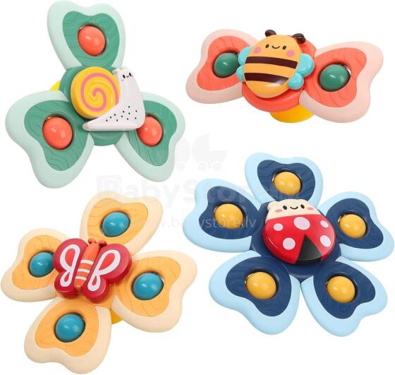 Vanmor Suction Cup Spinner Toy Art.278870 Mini vilciņš karuselis 1 gab.