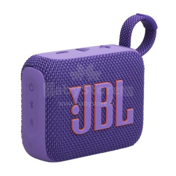 JBL ūdensizturīga portatīvā skanda JBL Go 4, lillā