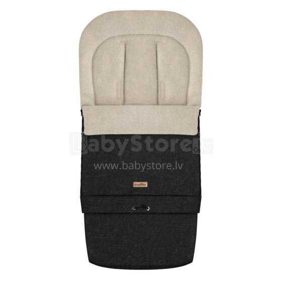 Регулируемый спальный мешок SleepGrow ZAFFIRO Scandi 0-36м черный