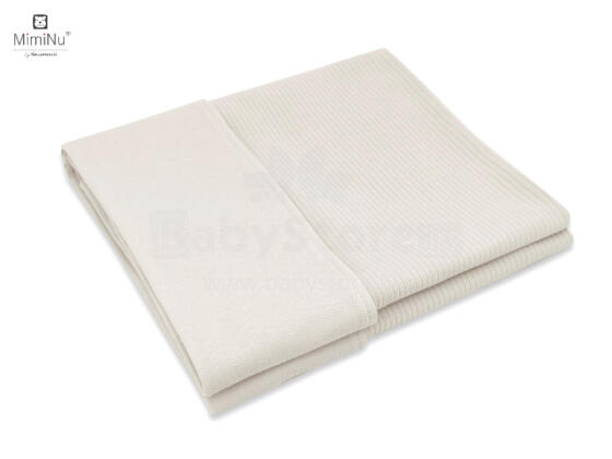 KIECZMERSKI Плед 75x100 см MIMINU SOFT интерлок 100% хлопок бежевый