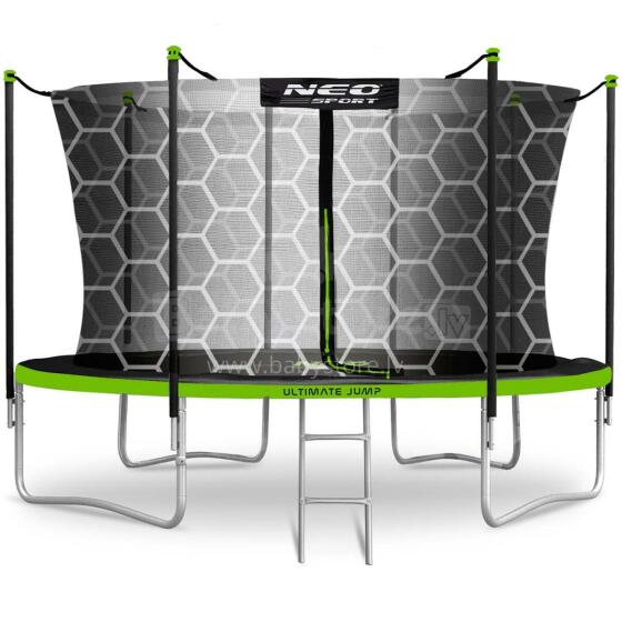 14ft/435cm Садовый Трамплин с Внутренней Сеткой и Лестницей Neo-Sport