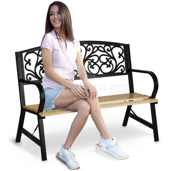Садовая скамейка с спинкой 122 x 88.5 x 55.5 см Sofotel Ivy