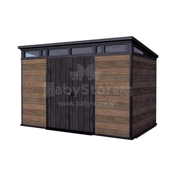 Dārza šķūnis Deco Pent 11x7 valrieksts
