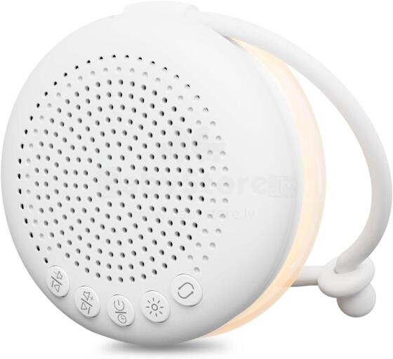 Baby Basic Noise Accessories Baby Sound Machine Art.279966 White Портативная звуковая машина со шнурком и звуковыми эффектами