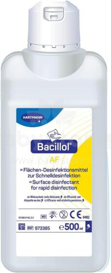 Bacillol AF Solution for Surface Disinfection Art.280009 Virsmu dezinfekcijas līdzeklis 500mL