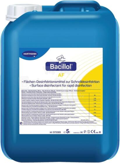 Bacillol AF Solution for Surface Disinfection Art.280010 Virsmu dezinfekcijas līdzeklis 5L