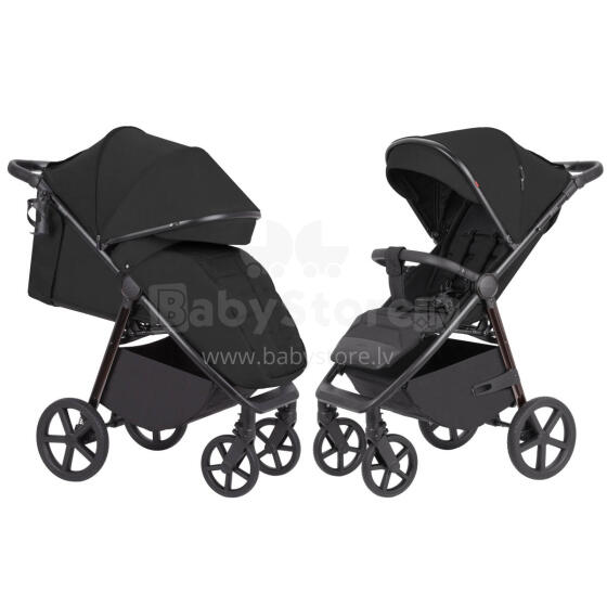 Детская коляска Carrello Bravo plus CRL-5515 Чистый черный