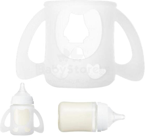 Silicone  Bottle Cover Art.280156 silikona piedurkne stiklam ar platu kaklu pudelei 120 ml